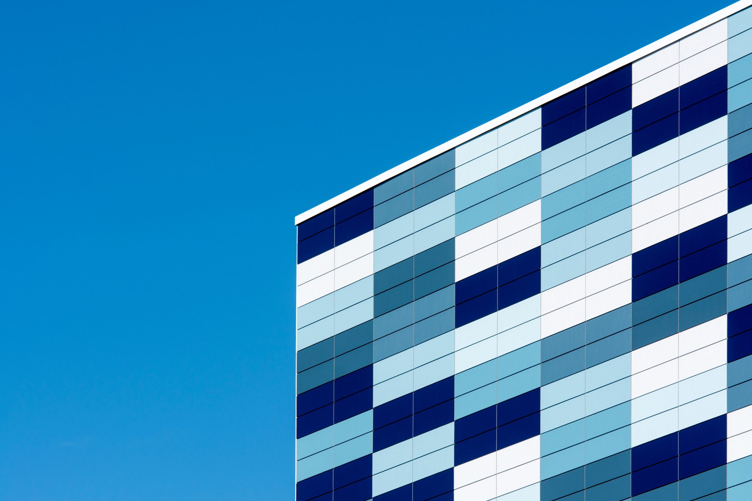 Contemporary educational building with open architectural lines