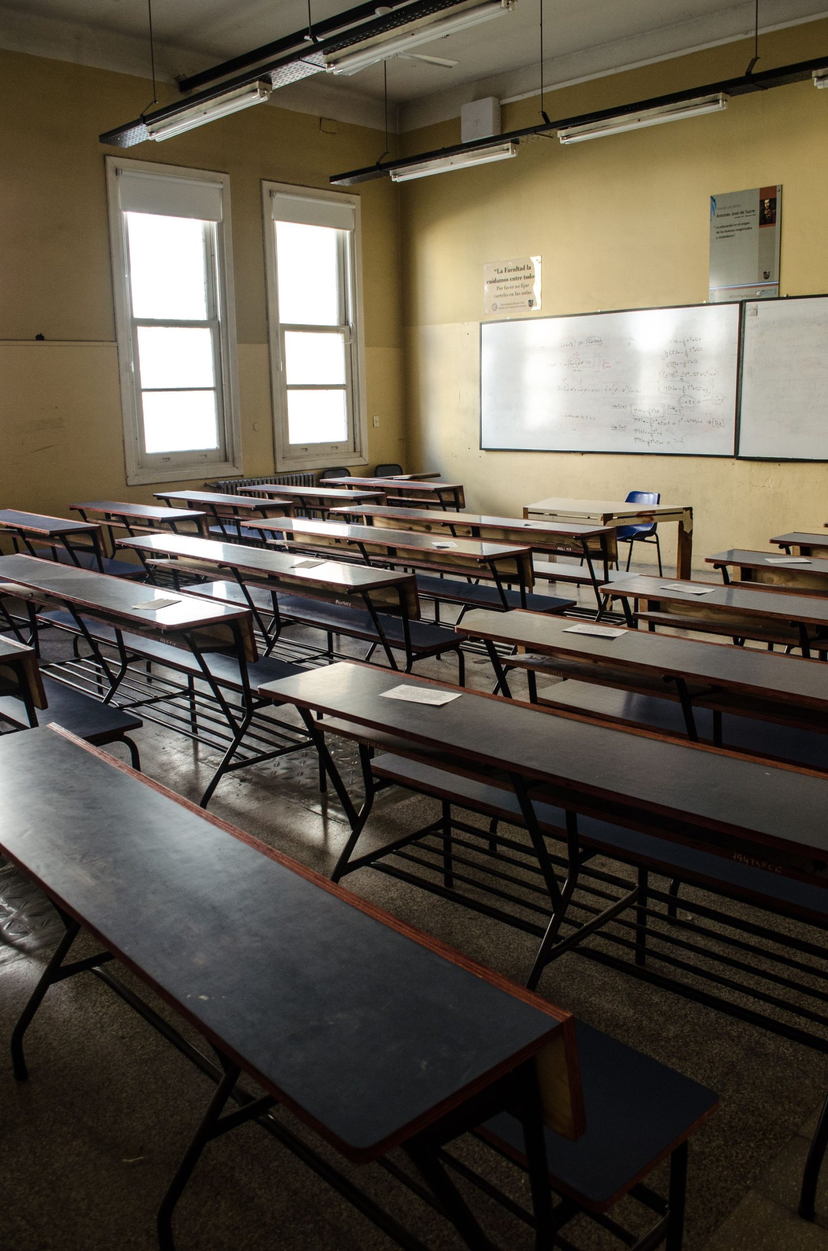 Institutional planning documents arranged for review